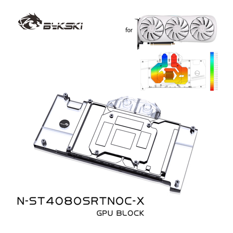 Rtx 4080 Super 16Gb - Bykski N-ST4080SRTNOC-X GPU Block for ZOTAC