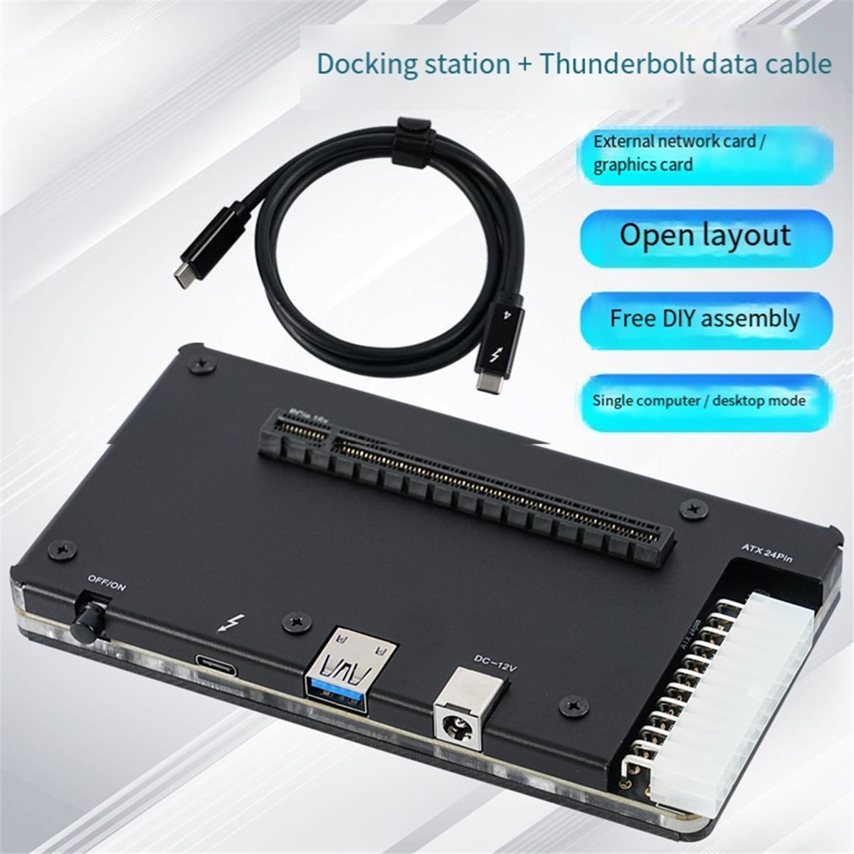 Thunderbolt 4 External Gpu Enclosure - ABIU Professional External GPU for Thunderbolt