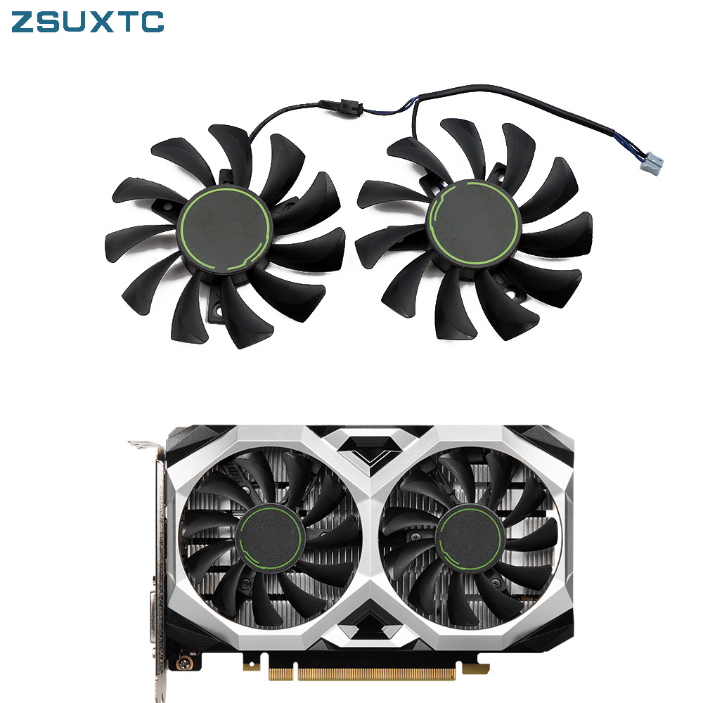Rtx 4080 Super 16Gb - 2Pcs 75MM HA8010H12CF-Z GTX1650 VGA Fan