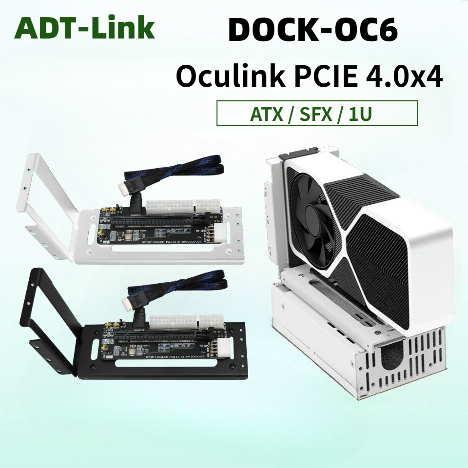 Oculink Egpu Dock Graphics Card - White Black EGPU Oculink GPU Dock