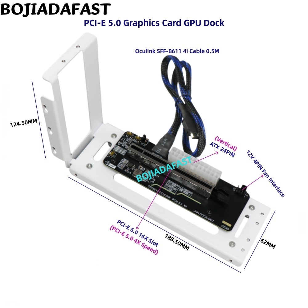 PCI-E 5.0 X4 OCuLink External  - Oculink Egpu Dock Graphics Card recension och pris