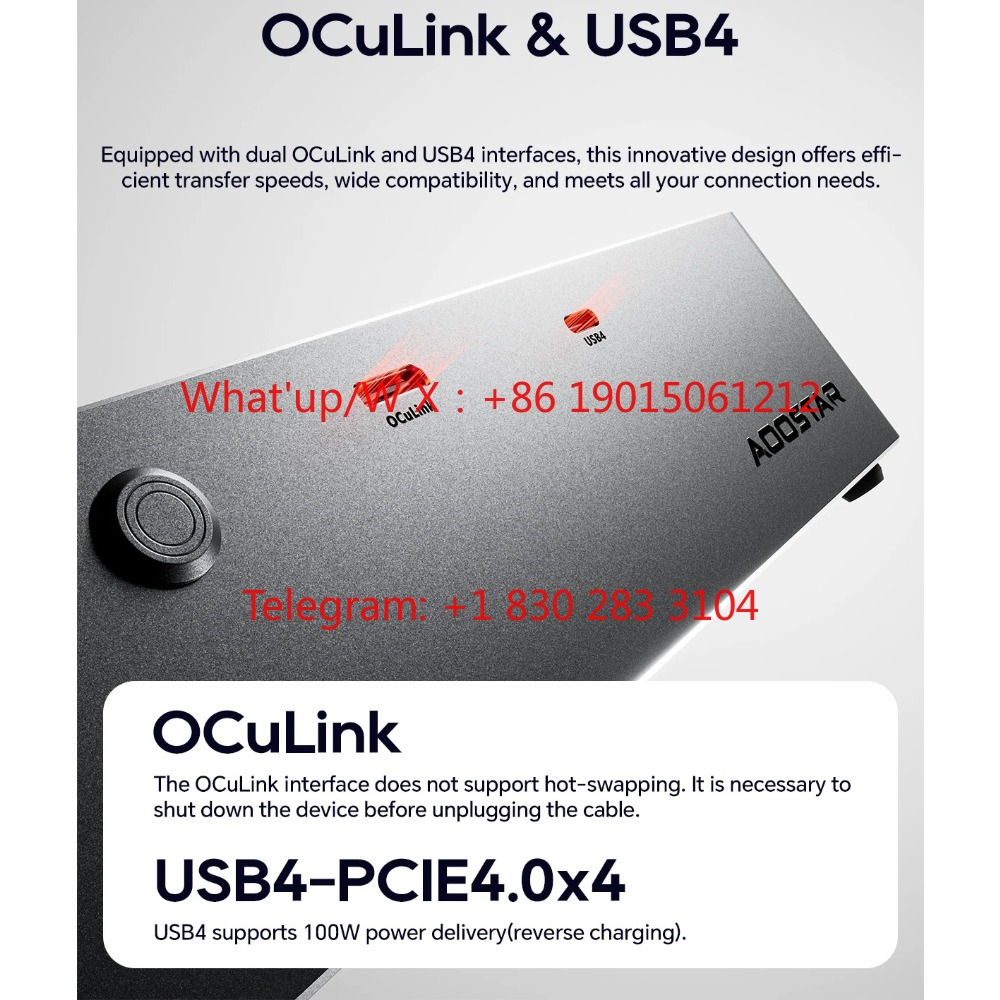 AOOSTAR AG02 External Graphics - Oculink Egpu Dock Graphics Card recension och pris
