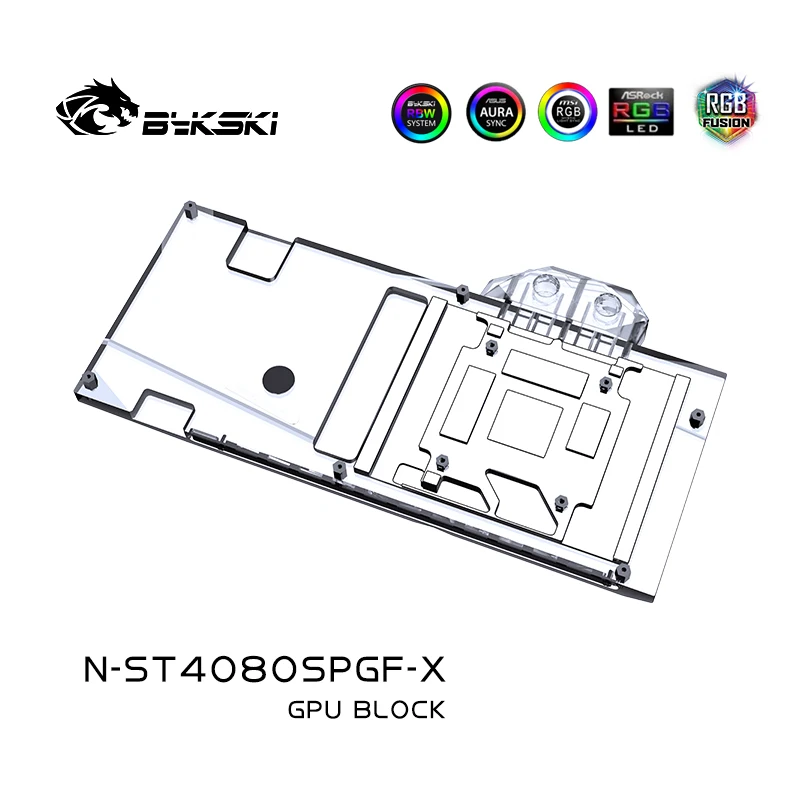 Bykski GPU Block for Zotac GeF - Rtx 4080 Super 16Gb recension och pris