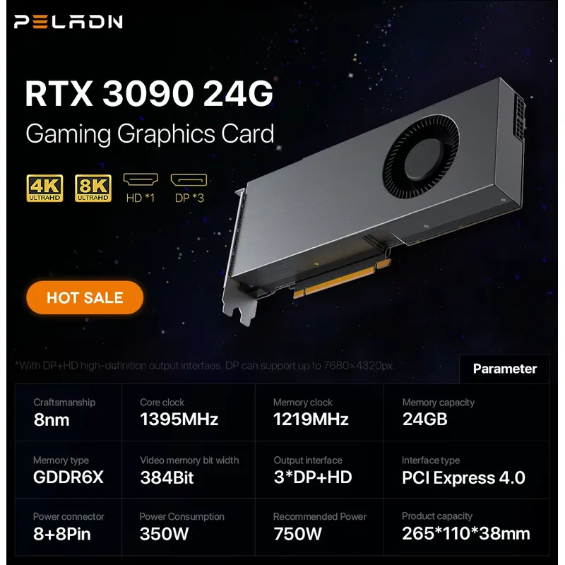 Hot Sale Deep Learning GPU Gef - Rtx 3080 Ti 12Gb recension och pris