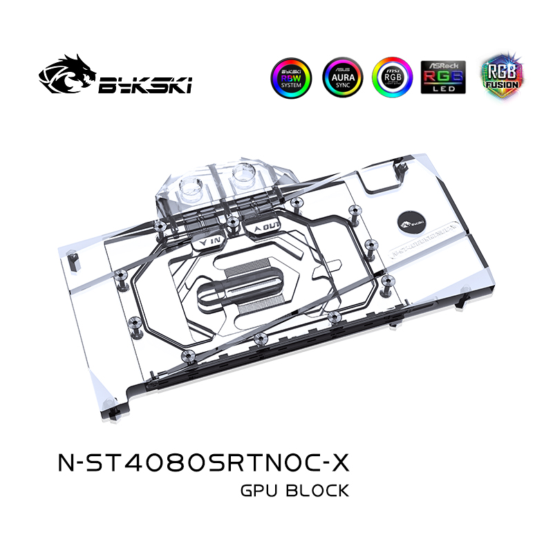 Bykski N-ST4080SRTNOC-X GPU Bl - Rtx 4080 Super 16Gb recension och pris