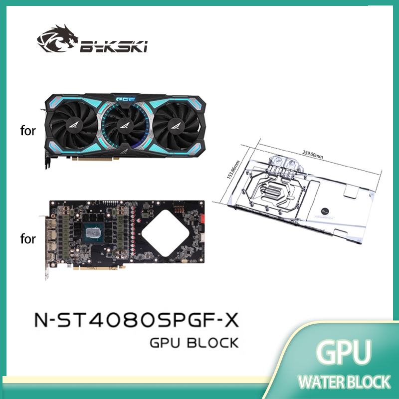 Bykski GPU Block for Zotac GeF - Rtx 4080 Super 16Gb recension och pris