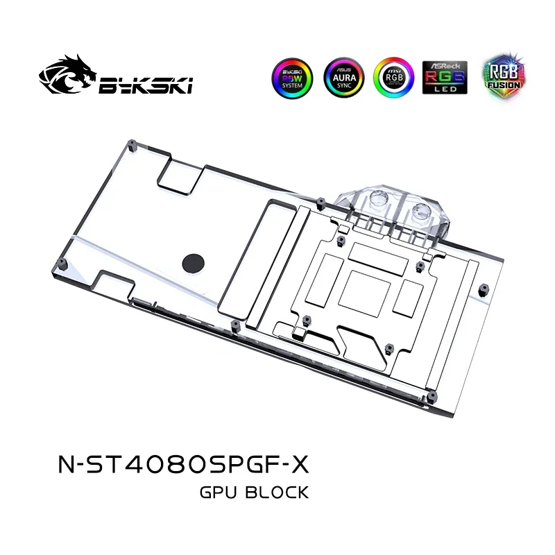 Bykski N-ST4080SPGF-X GPU Bloc - Rtx 4080 Super 16Gb recension och pris